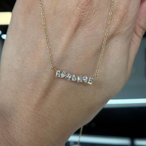 Diamond scatter pendant