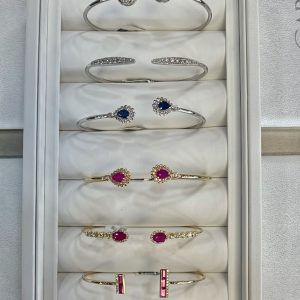 Diamond Color Gemstone Bracelets