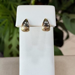 Gold earrings