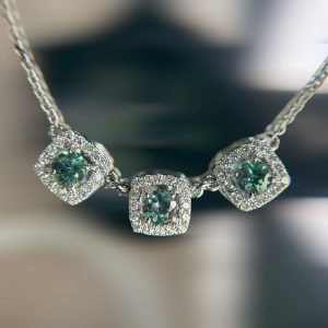 Diamond Alexandrite necklace