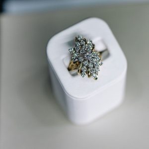 Gold leaf ring